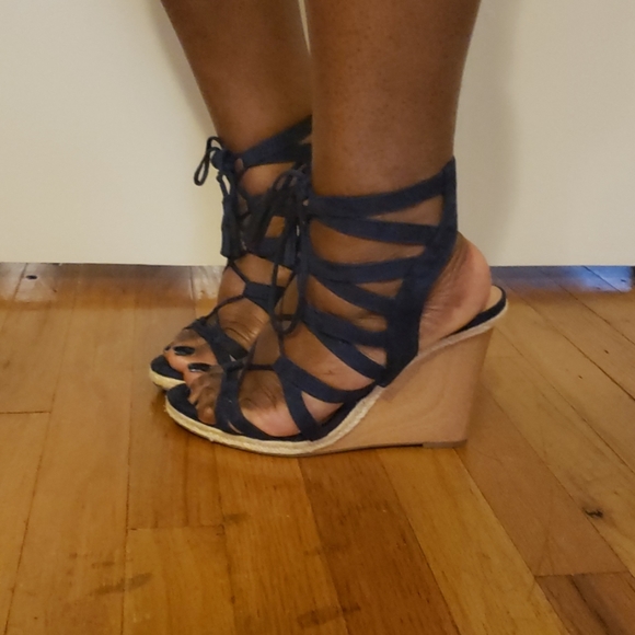 Indigo Rd.-Lace up wedge sandals - Picture 4 of 4